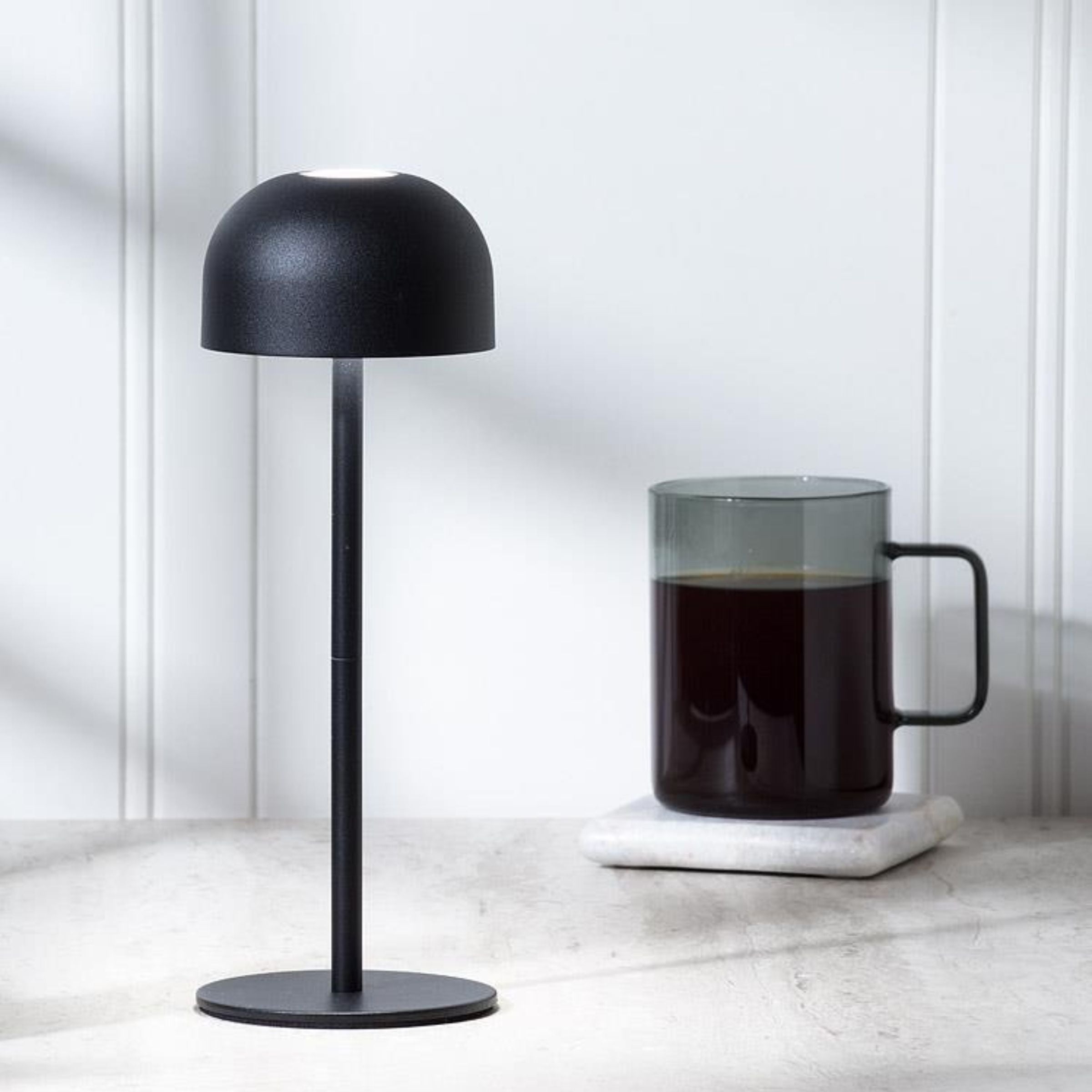 Dome Shade Cordless Table Lamp