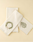 Embroidered Hand & Dish Towel | Set of 2