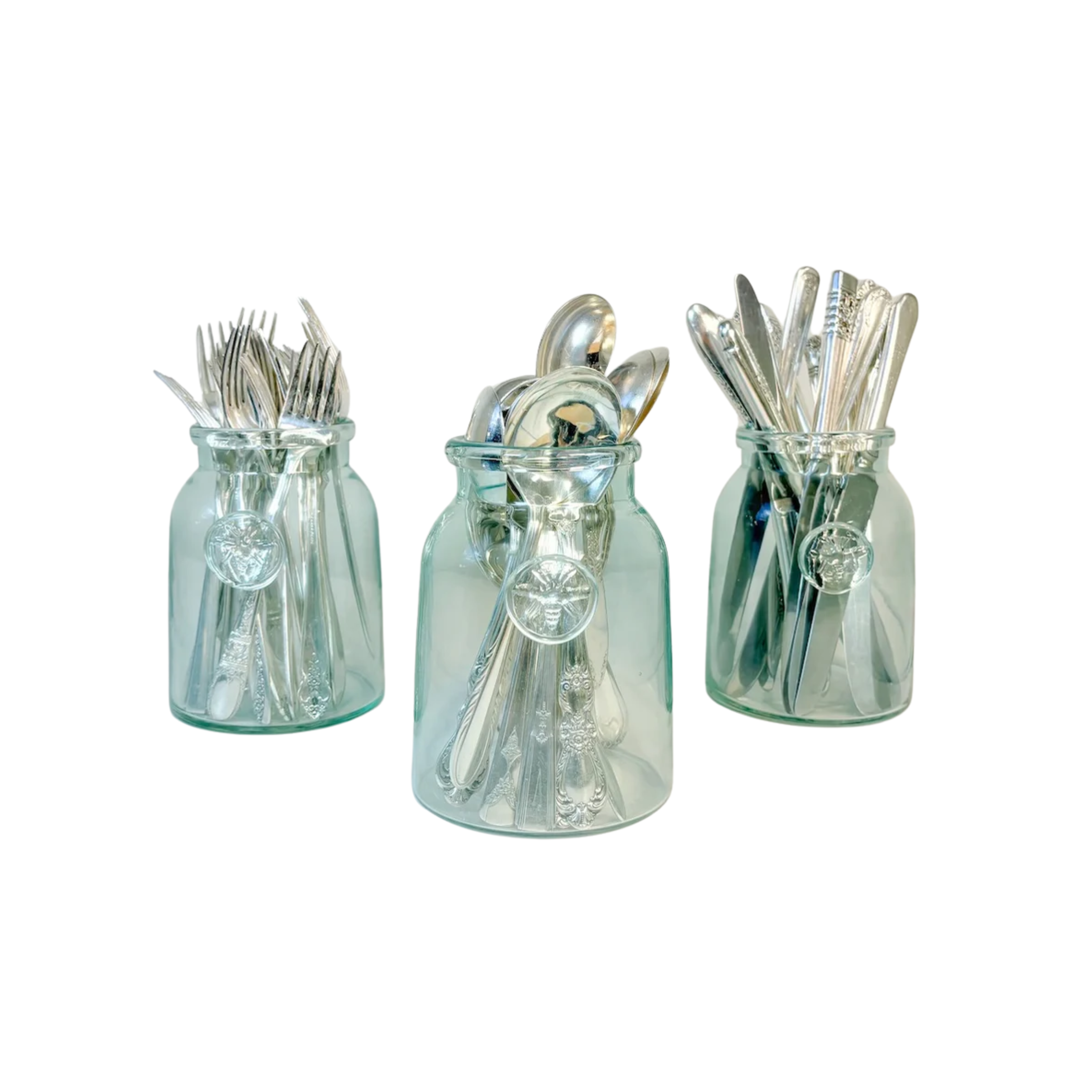 French Bee Mason Jar Vase