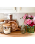 French Bee Mason Jar Vase