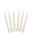 Lacquered Twisted Taper Candle