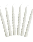 Lacquered Twisted Taper Candle