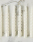 Lacquered Twisted Taper Candle