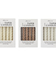 Lacquered Twisted Taper Candle