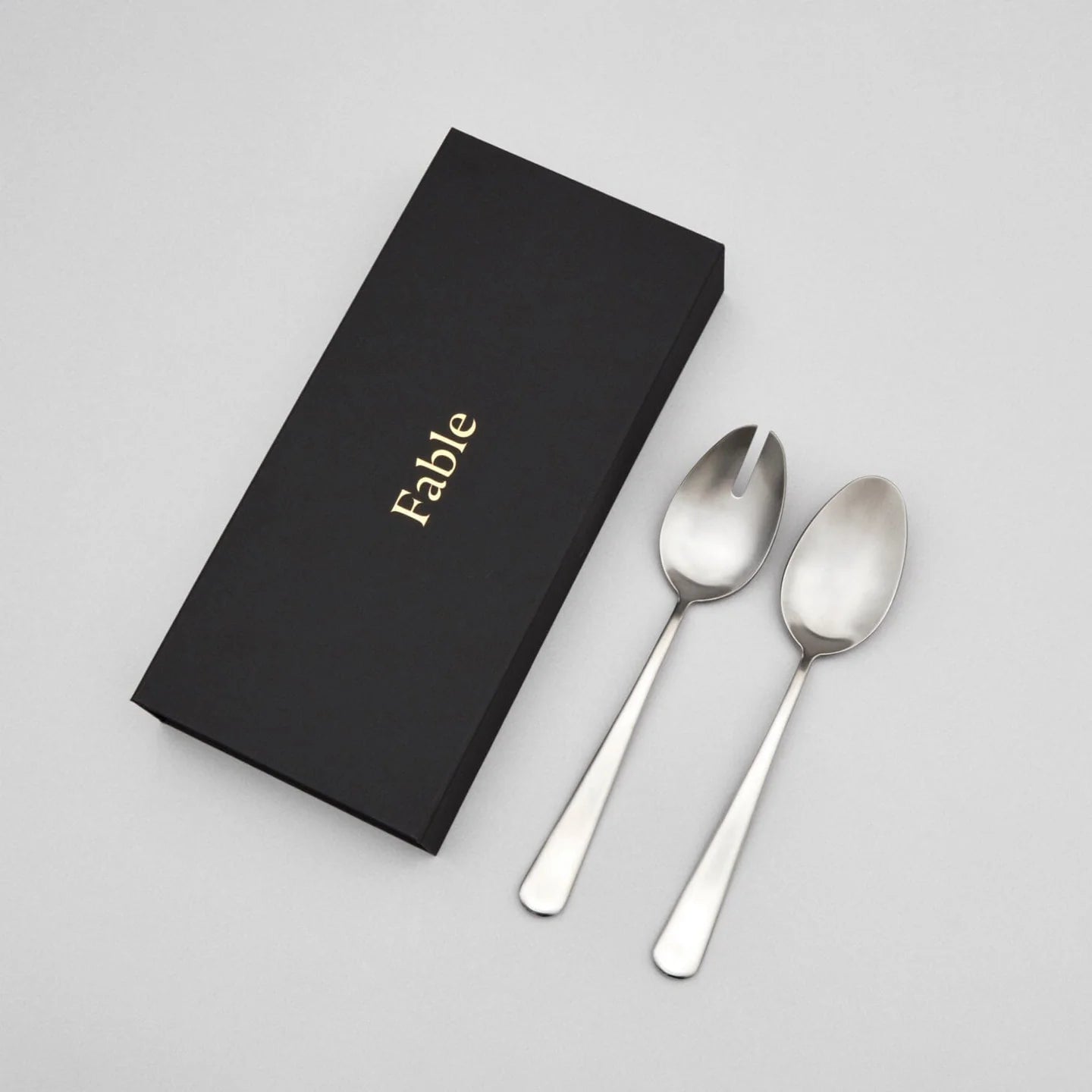 Fable Serving Spoons - Polished Silver