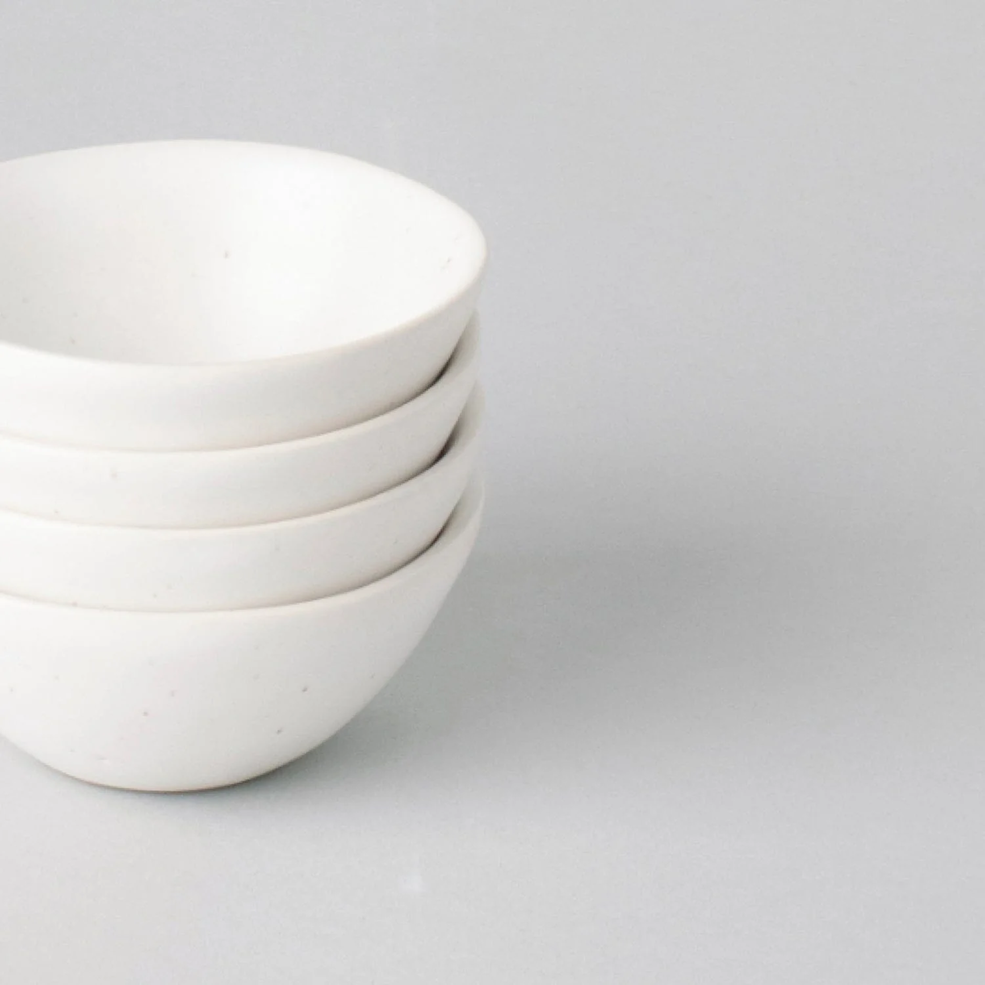 Fable Little Bowls - Speckled White