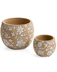 Flora Engraved Pot