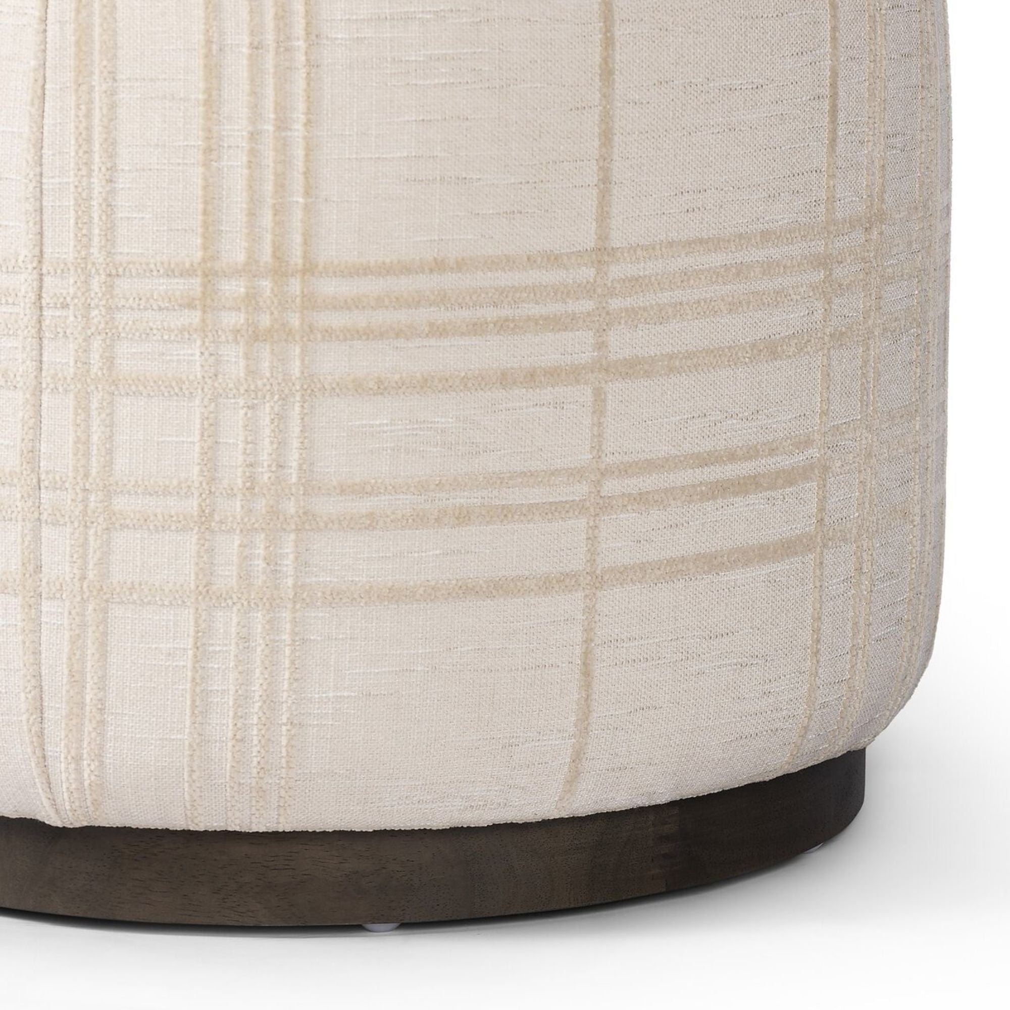 Sinclair Pouf | Sheffield Ivory