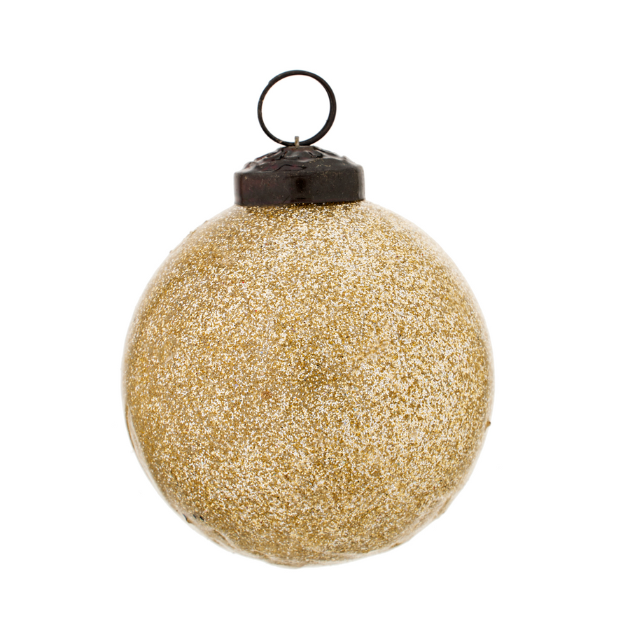 Glittery Night Ornament - Champagne