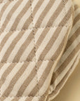 Hampton Stripe Oven Mitt | Sand