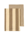Hampton Stripe Hand + Dish Towels | Set of 2