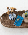 Hand-Woven Bankuan Scalloped Tray