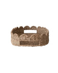 Hand-Woven Bankuan Scalloped Tray