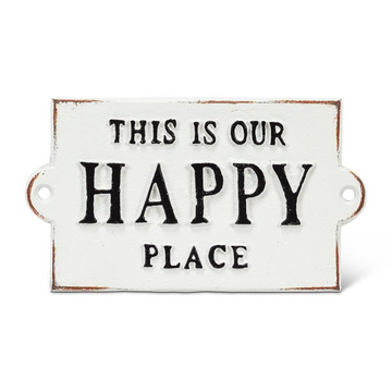 This is Our Happy Place Sign 