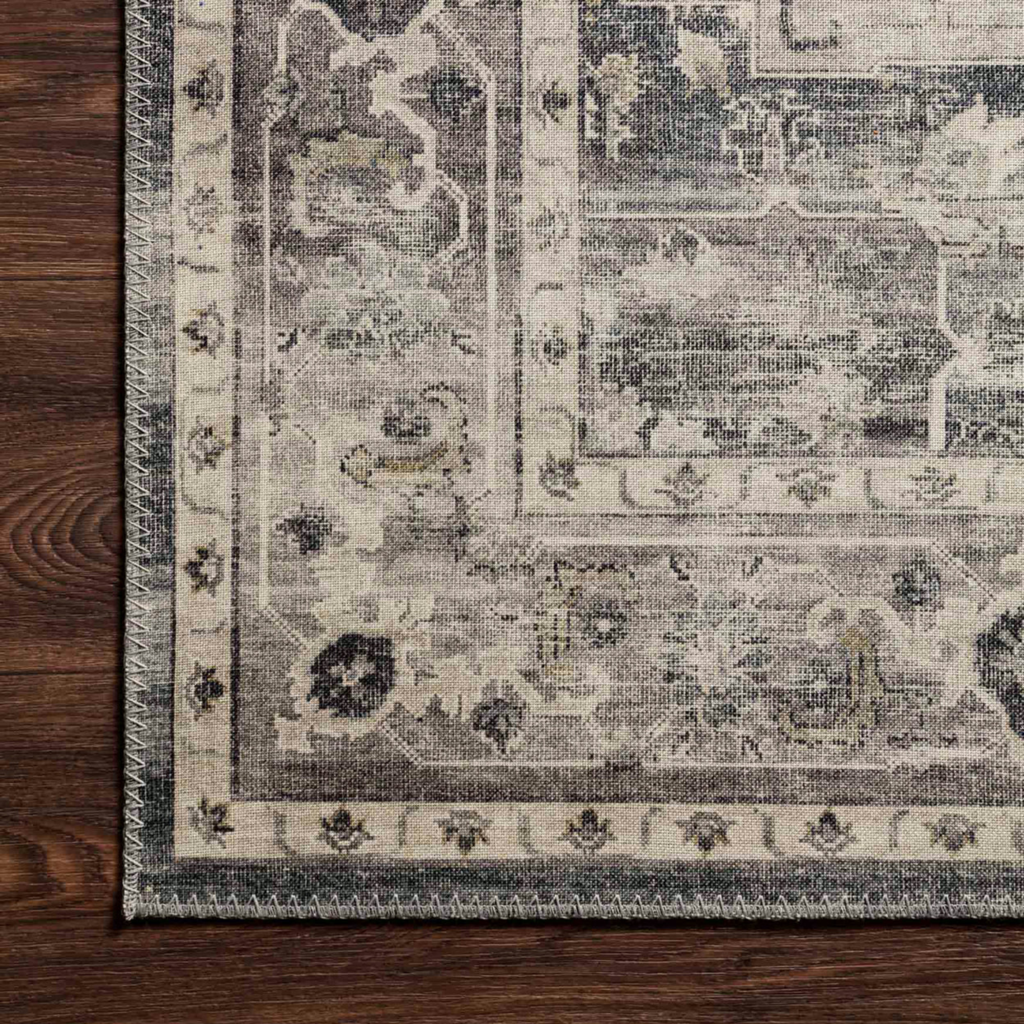 Hathaway Rug | Steel/Ivory