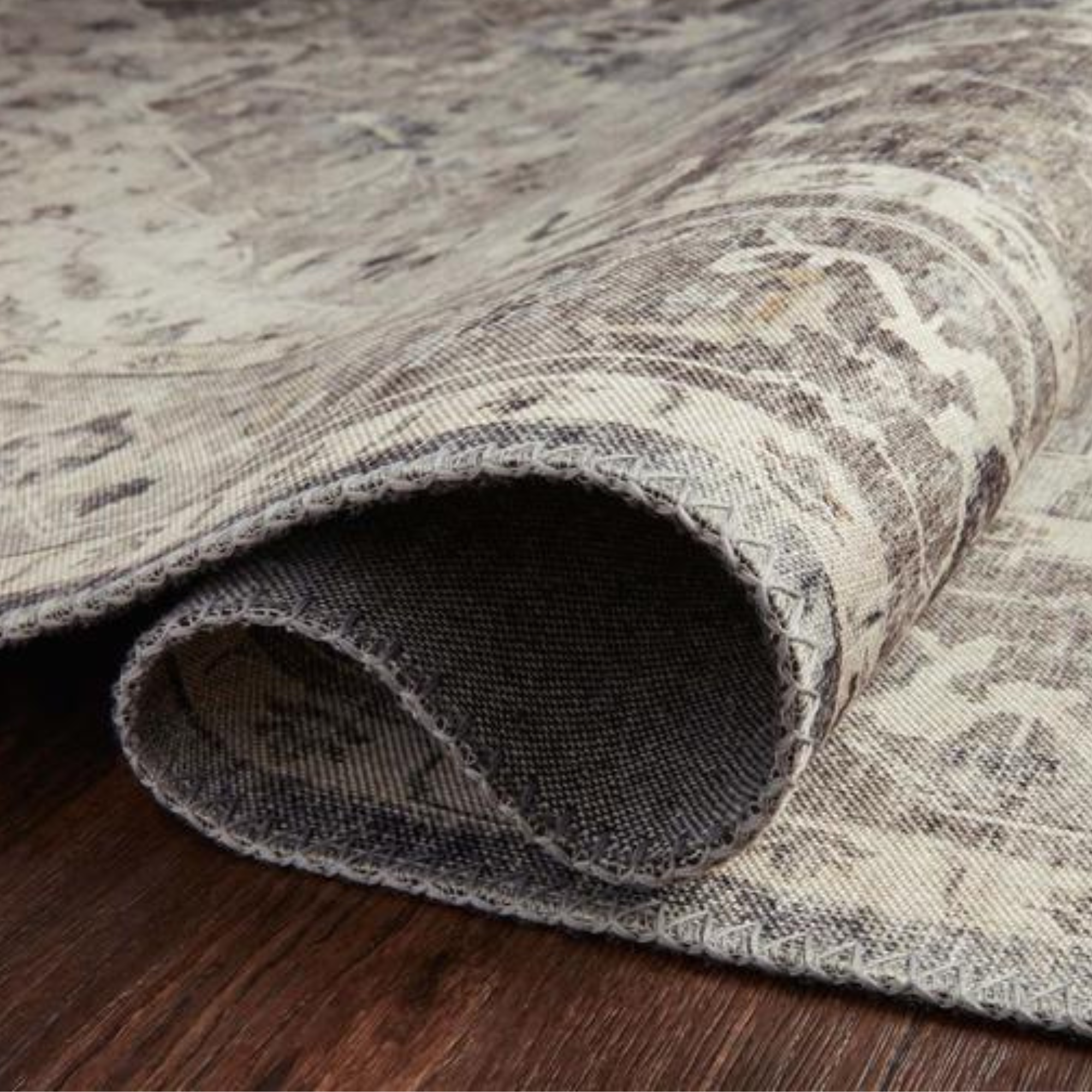 Hathaway Rug | Steel/Ivory