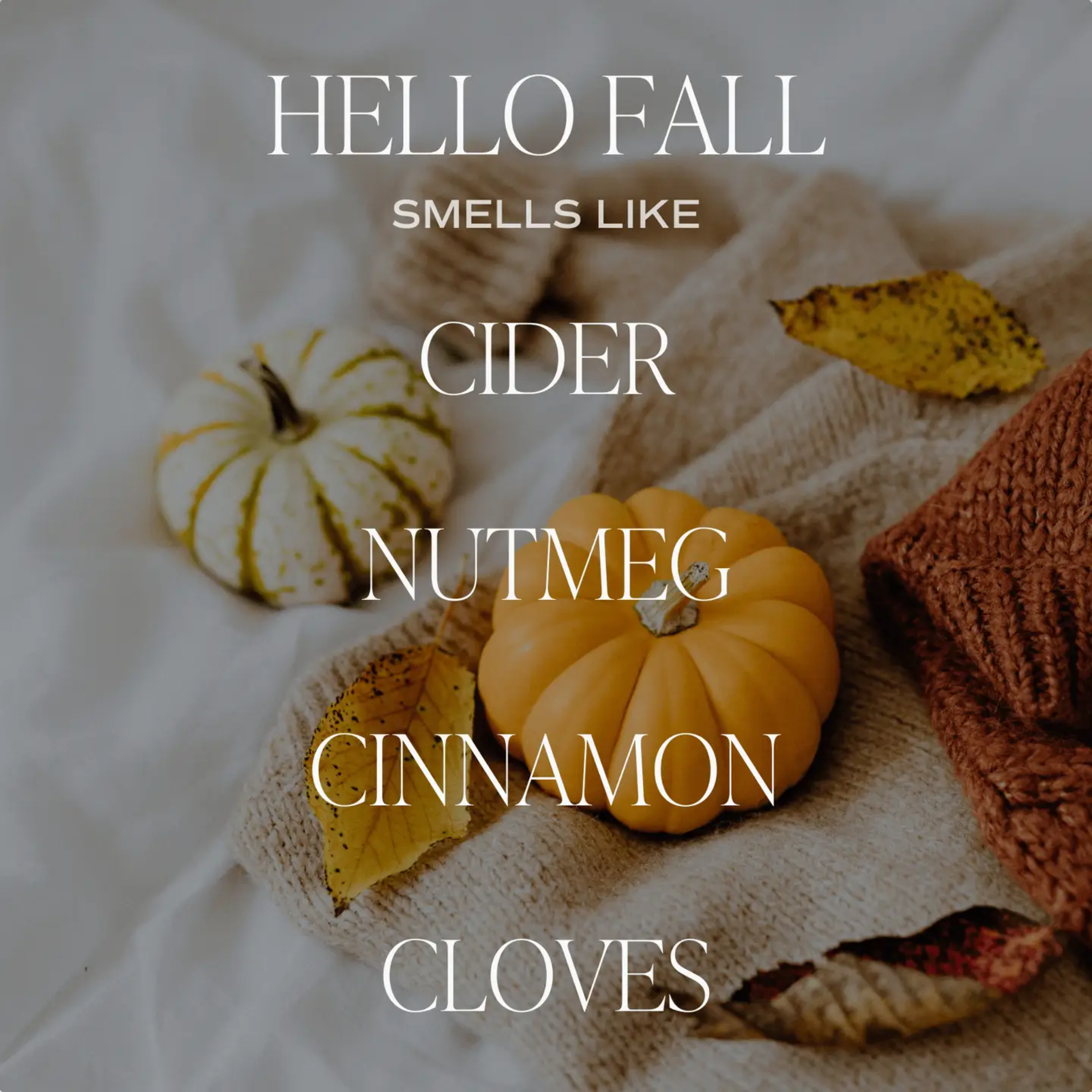 Hello Fall Jar Candle