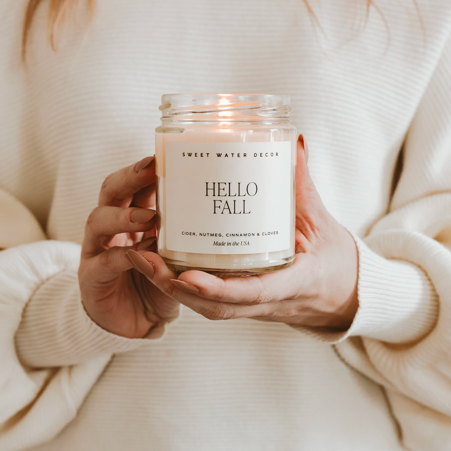 Hello Fall Jar Candle
