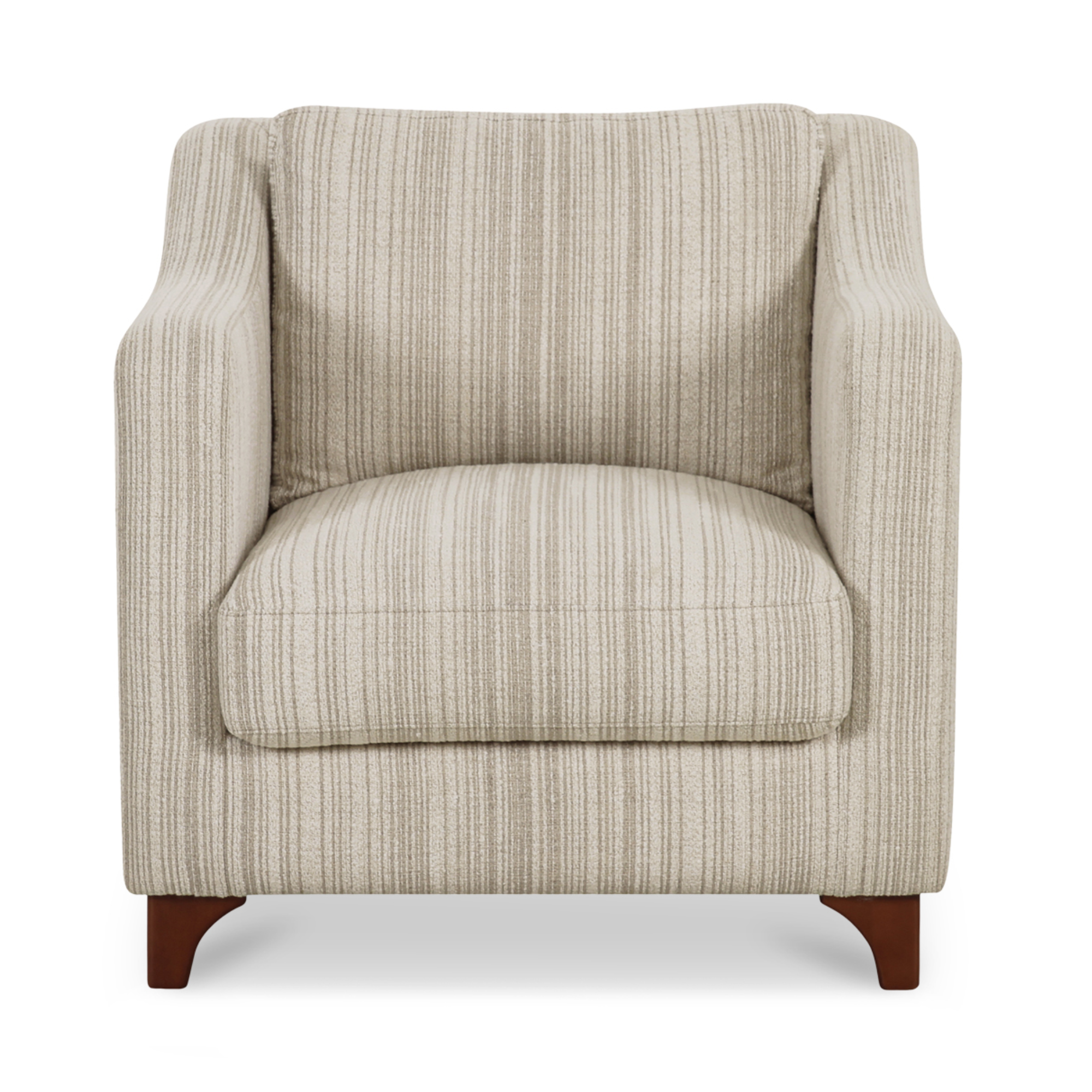 Hewitt Accent Chair | Beige Stripe