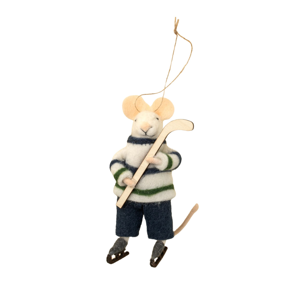 Hockey Hal Mouse Ornament