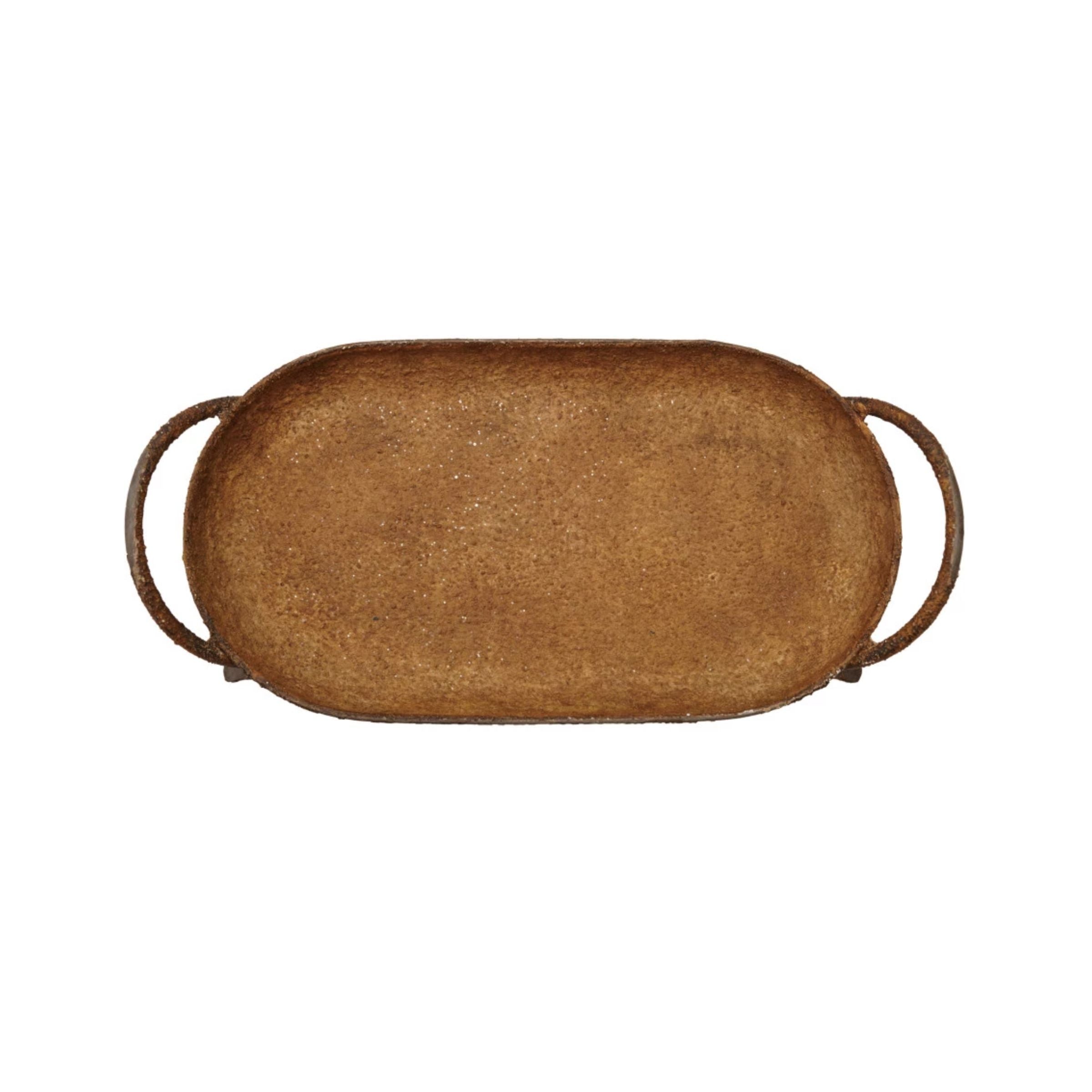 Metal Footed Tray