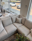 Nelson Sectional | Downie Morning Moon FLOOR MODEL