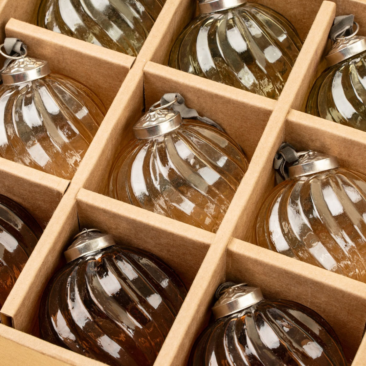 Twisted Holiday Baubles | Set of 9