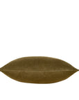 Vera Velvet Pillow Lumbar | Olive