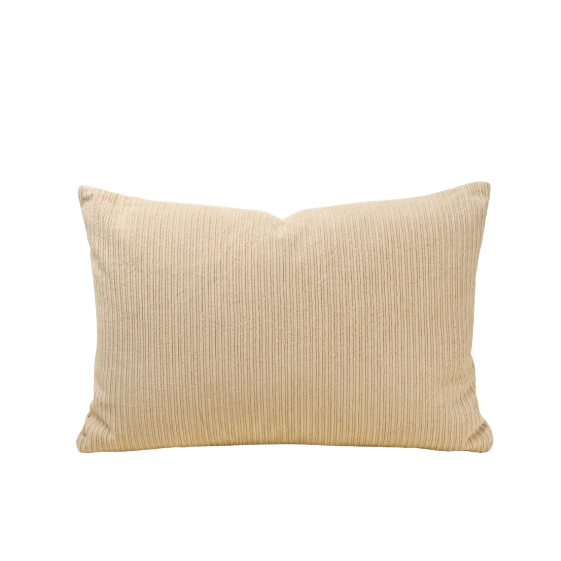 Wide Wale Corduroy Pillow | Ivory