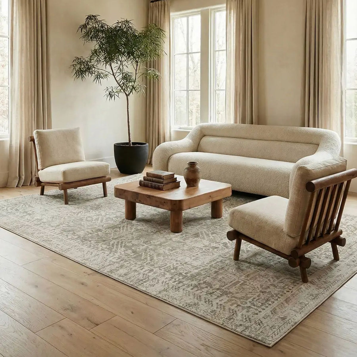 Serenita Rug | Cream/Crockery