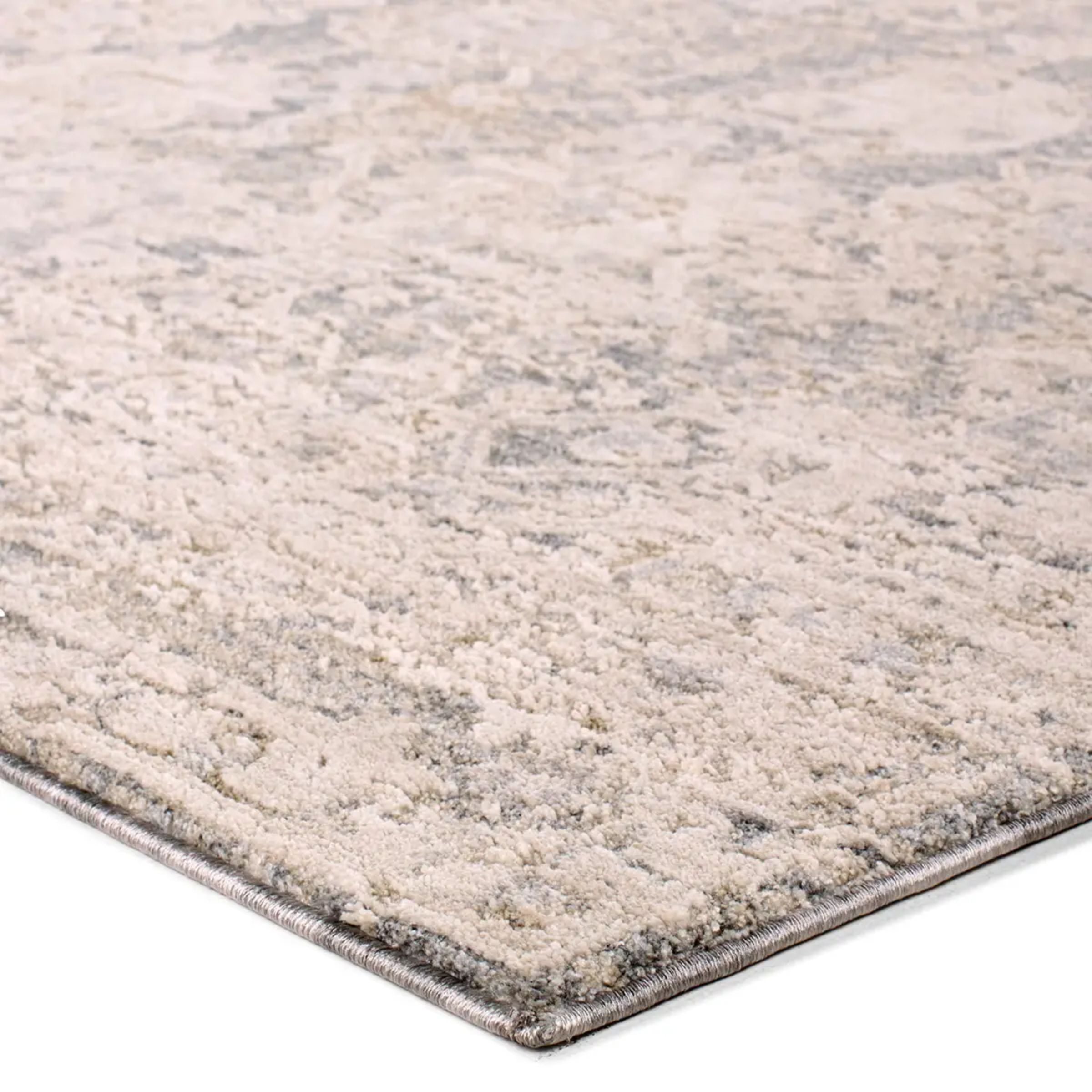 Zarif Rug | Silver Blue/Tan