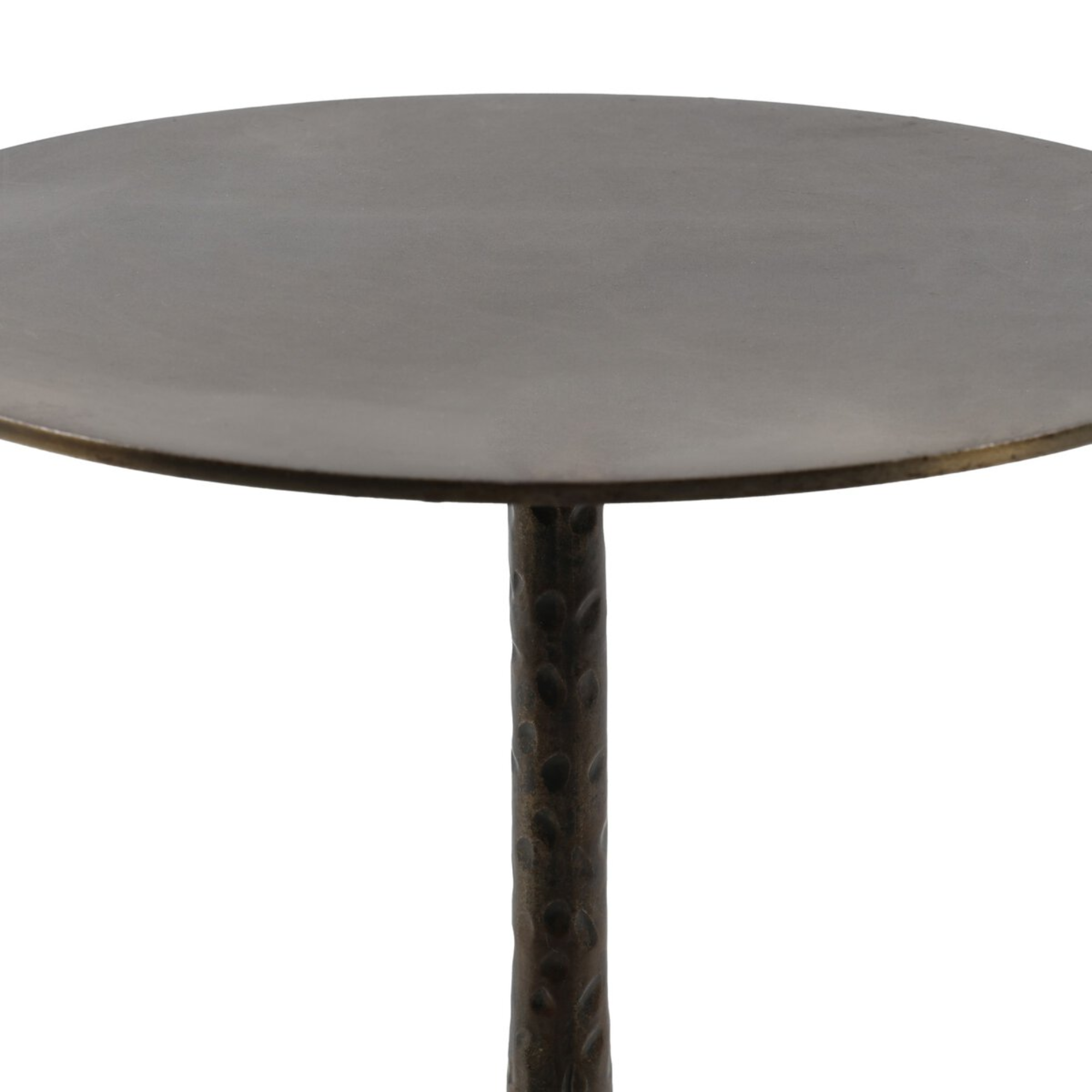 Jocelyn End Table | Dark Brass