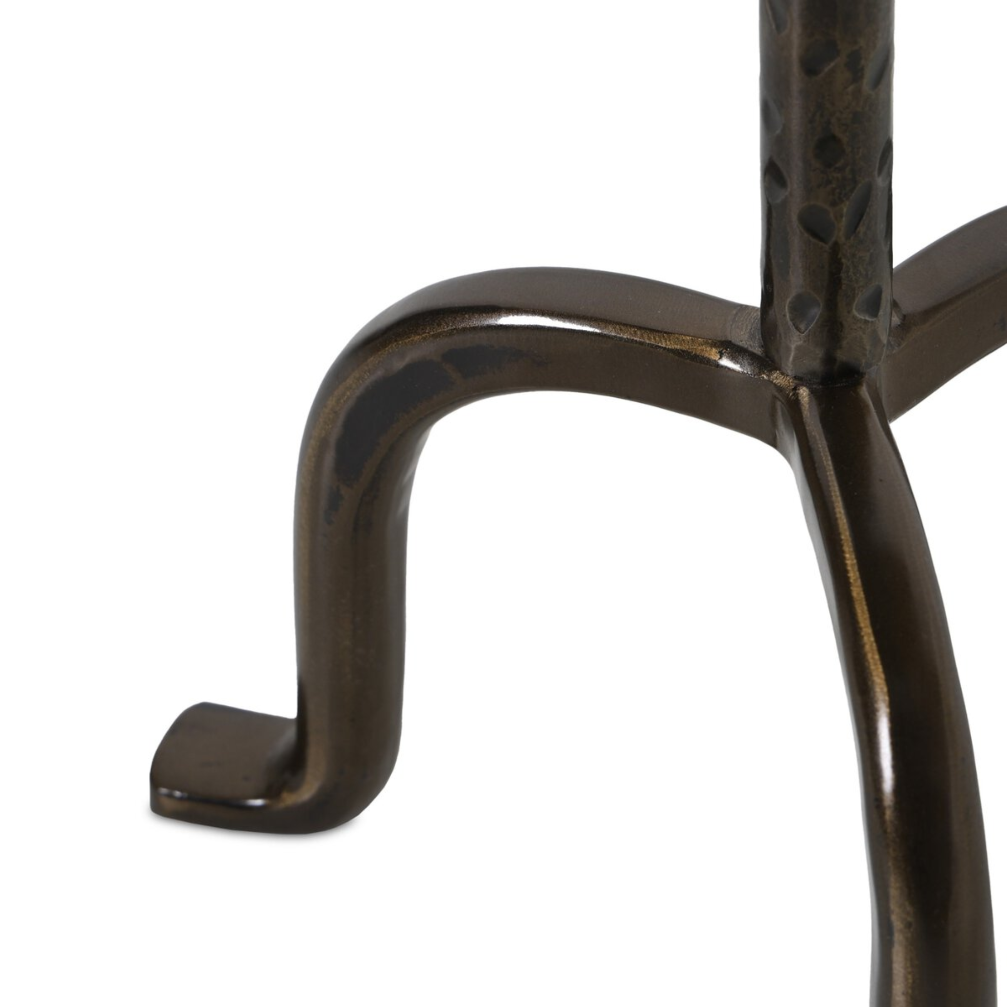 Jocelyn End Table | Dark Brass