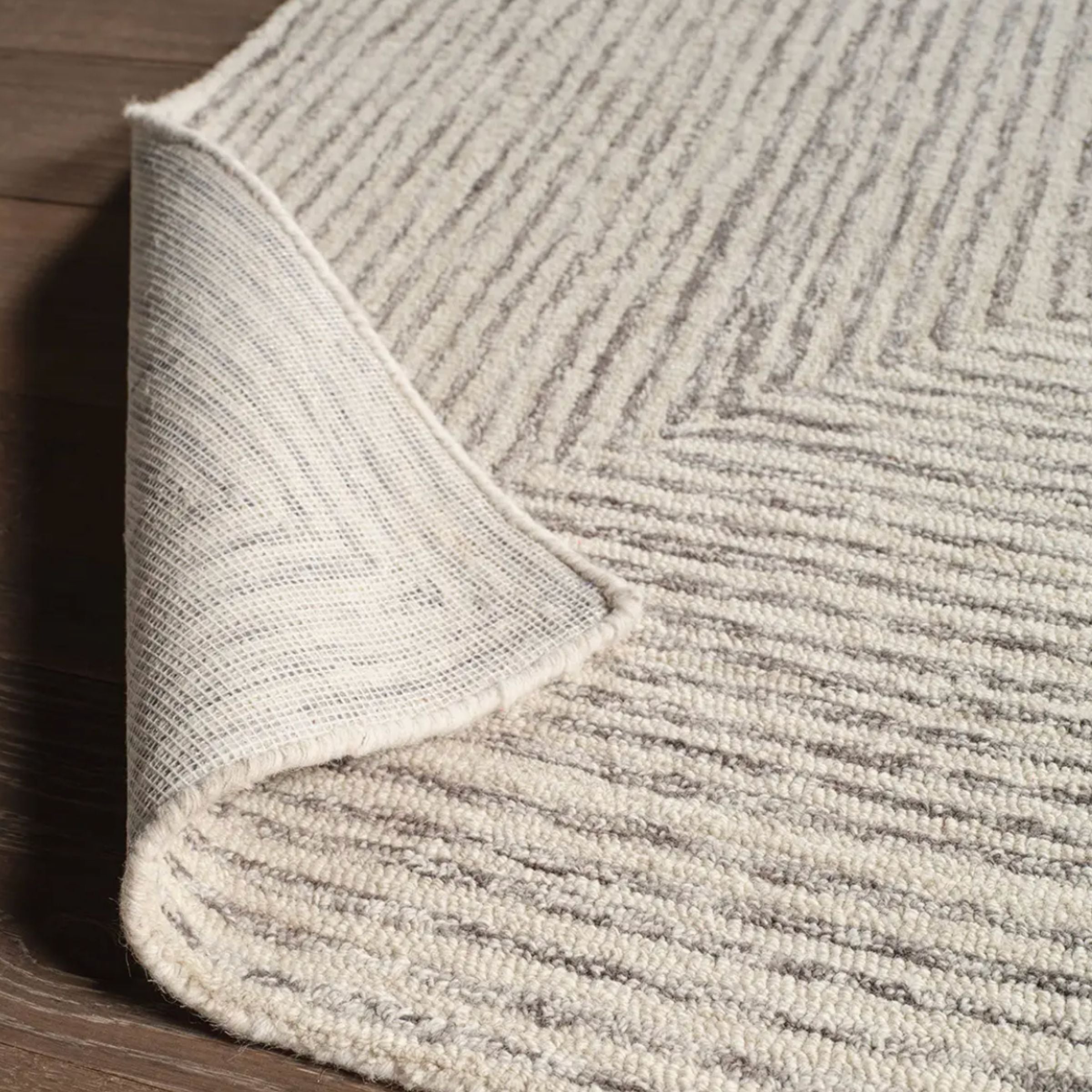 Kafes Rug | White/Tan