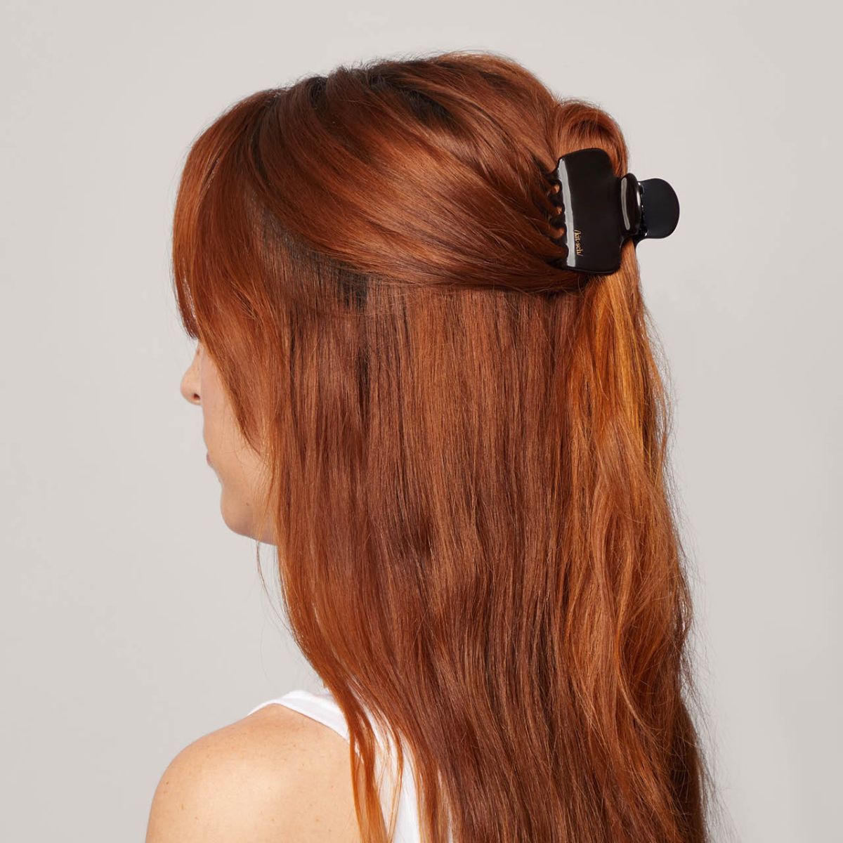 Medium Puffy Claw Clips 2pc Set | Black/Tortoise