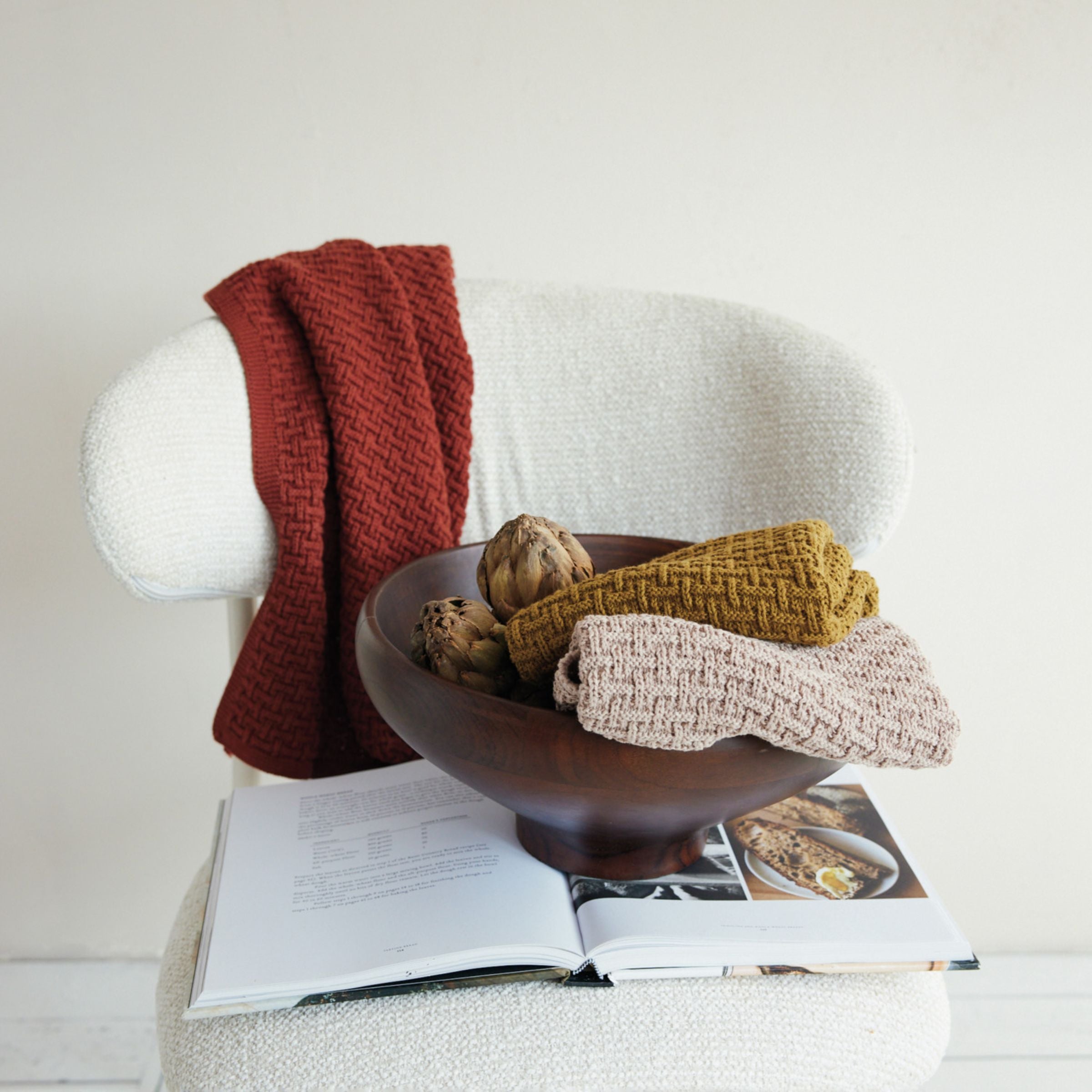 Knit Hand + Dish Towel Set