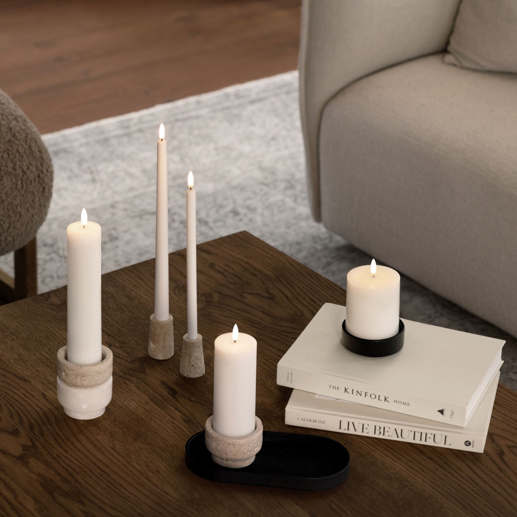 LED Taper Candle | Set of 2