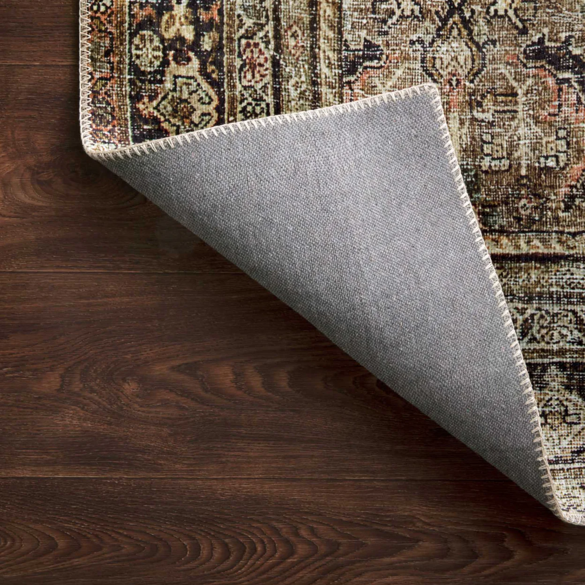 Layla Rug | Olive/Charcoal