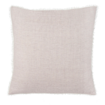 Layna Linen Pillow - Grey Stripe