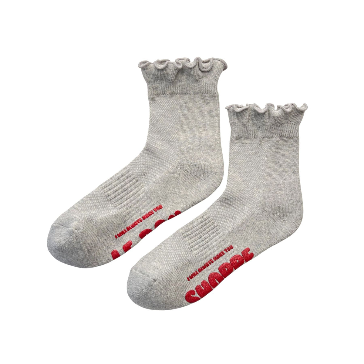Le Bon Shoppe Ruffled Hugger Crew Socks