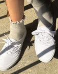 Le Bon Shoppe Ruffled Hugger Crew Socks