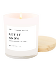 Let it Snow Candle