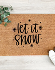 Let It Snow Doormat
