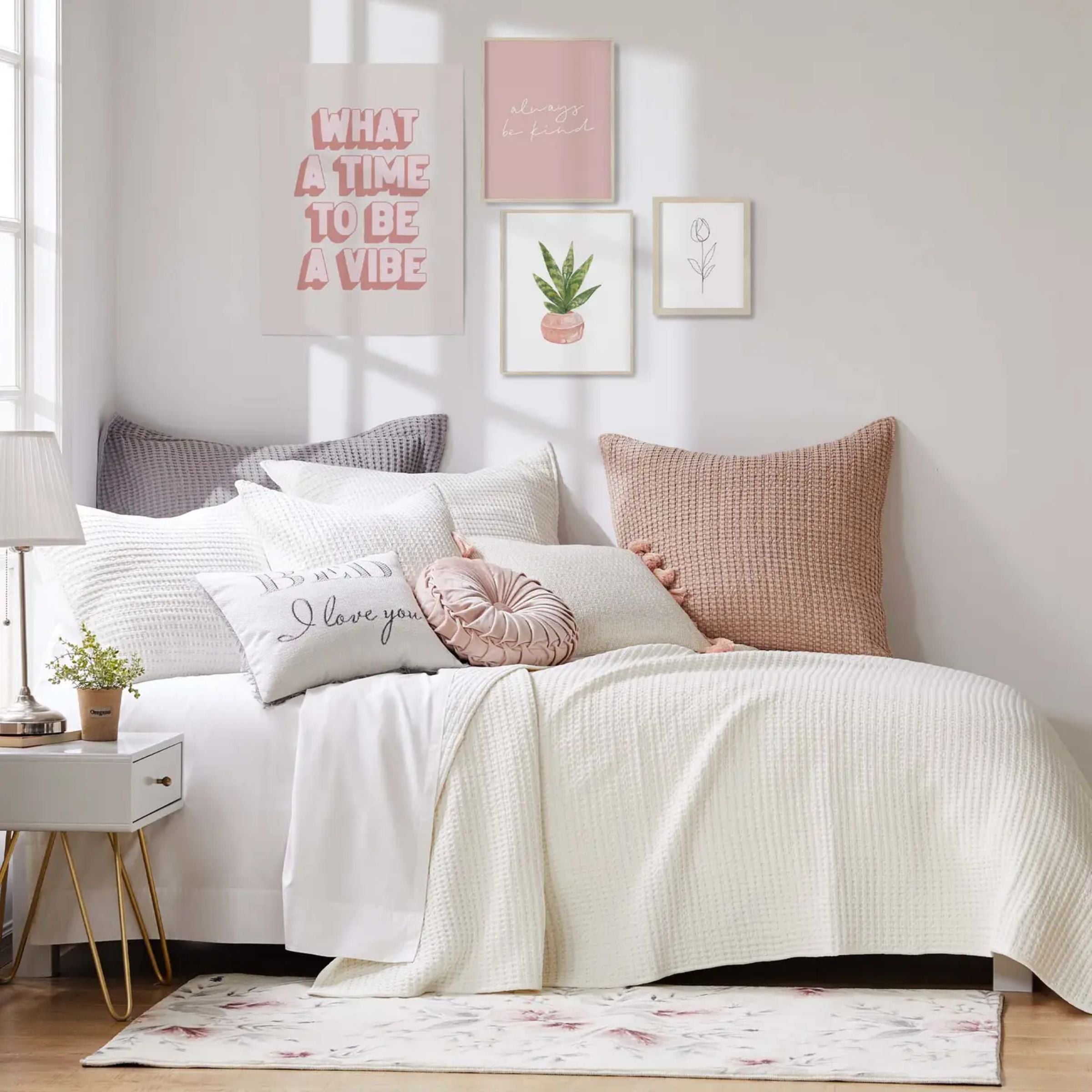 Mills Waffle Quilt Set