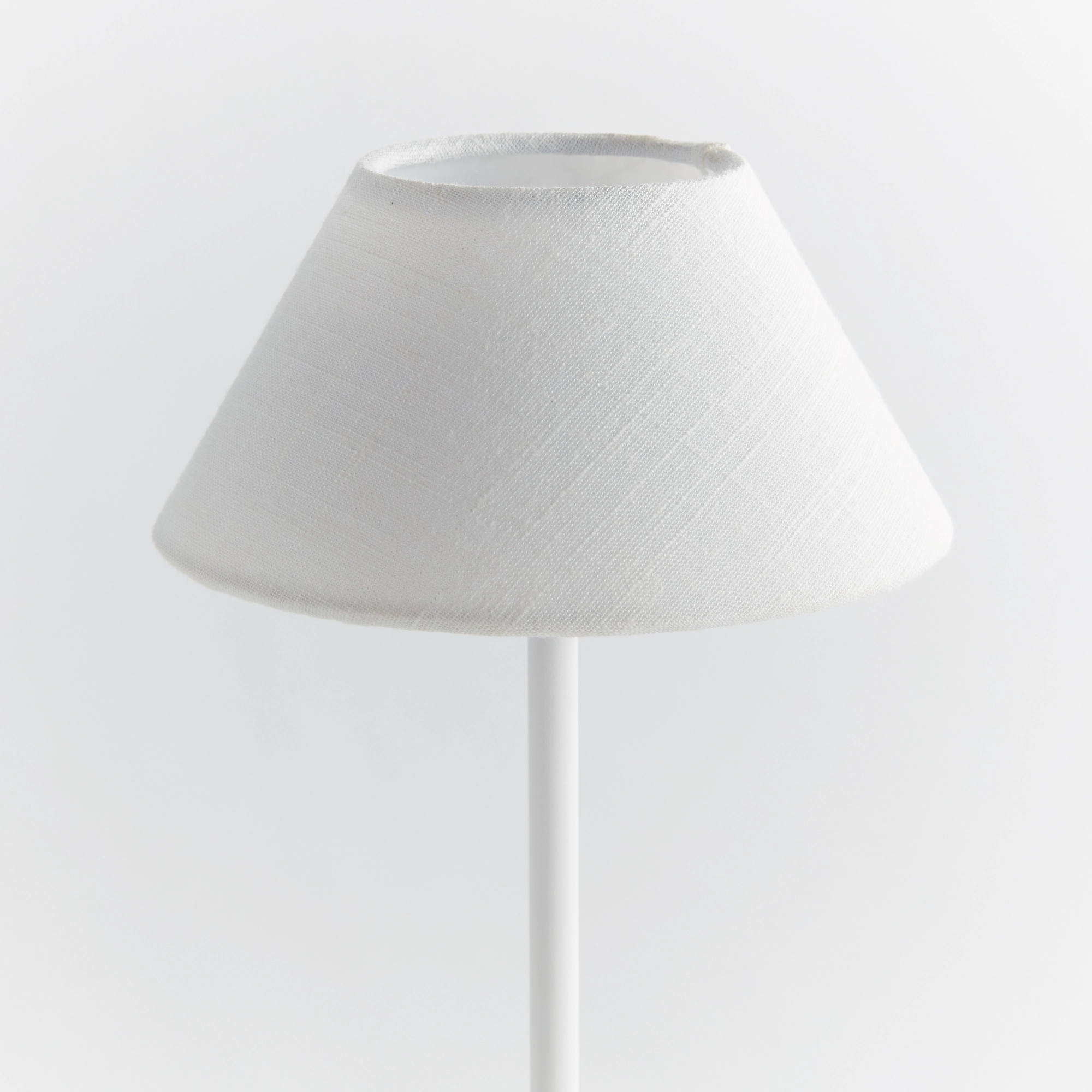 Linen Shade Cordless Table Lamp