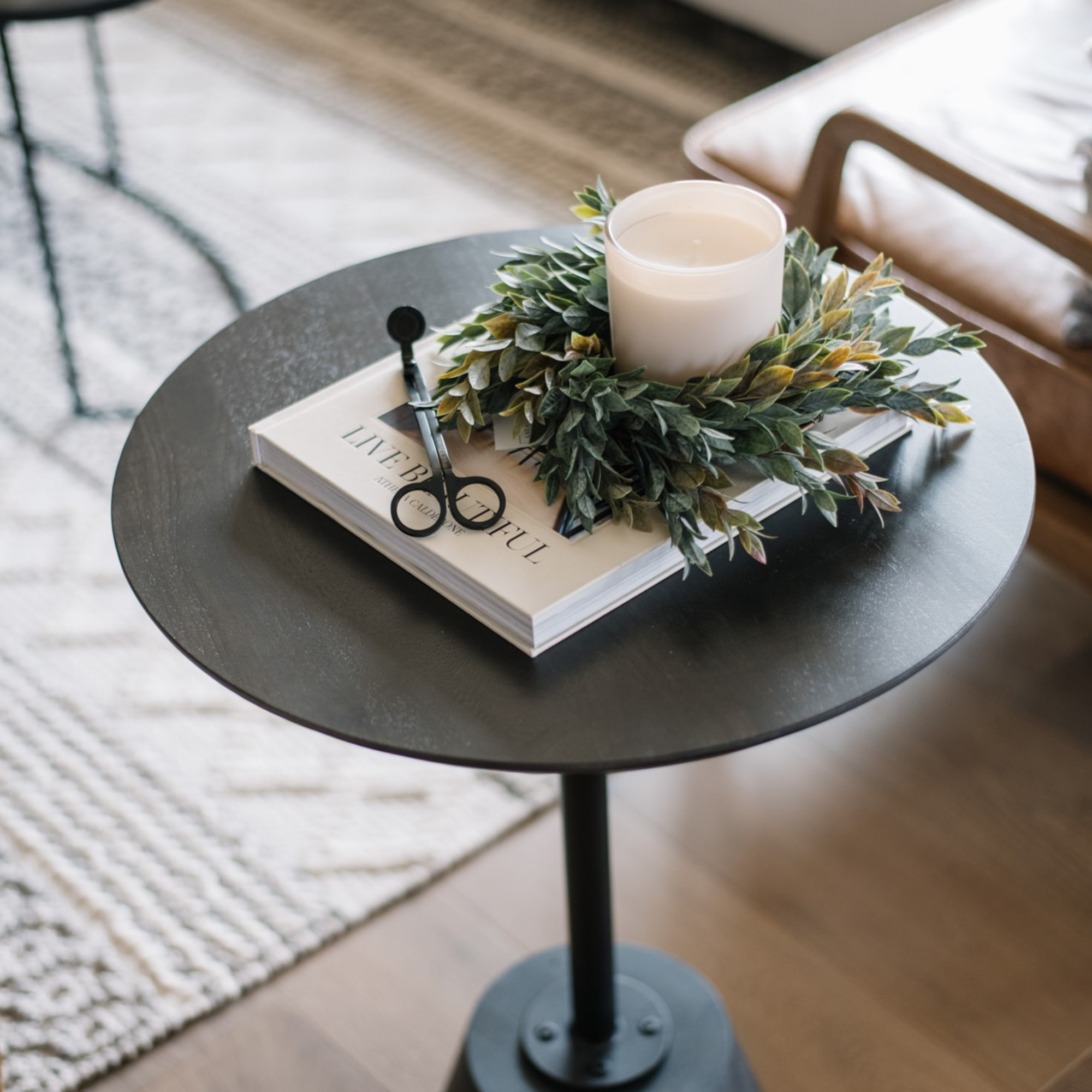 Maxwell Pedestal Accent Table