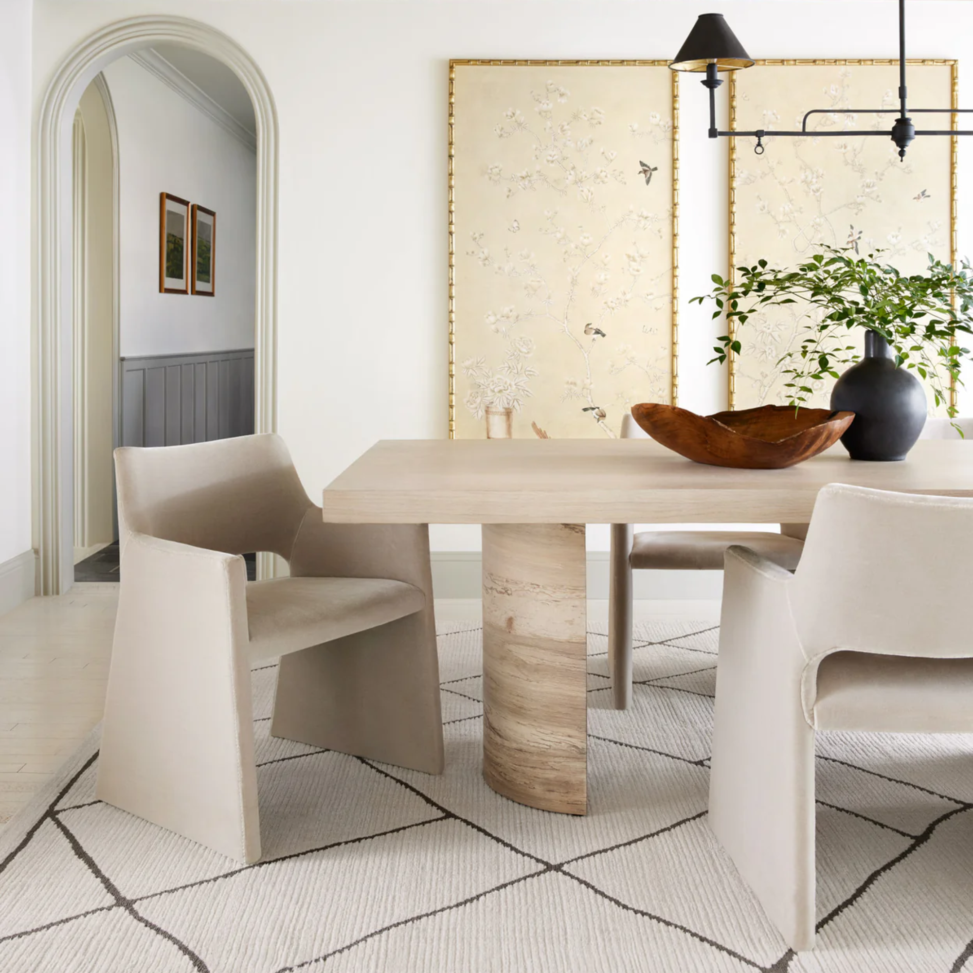 Logan Rug | Ivory/Charcoal