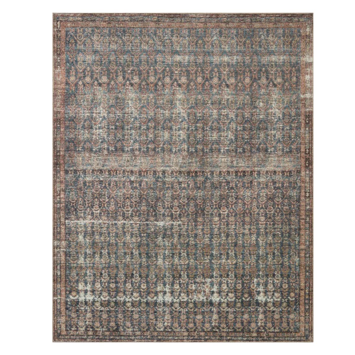 Loloi Billie Rug | Ocean/Brick