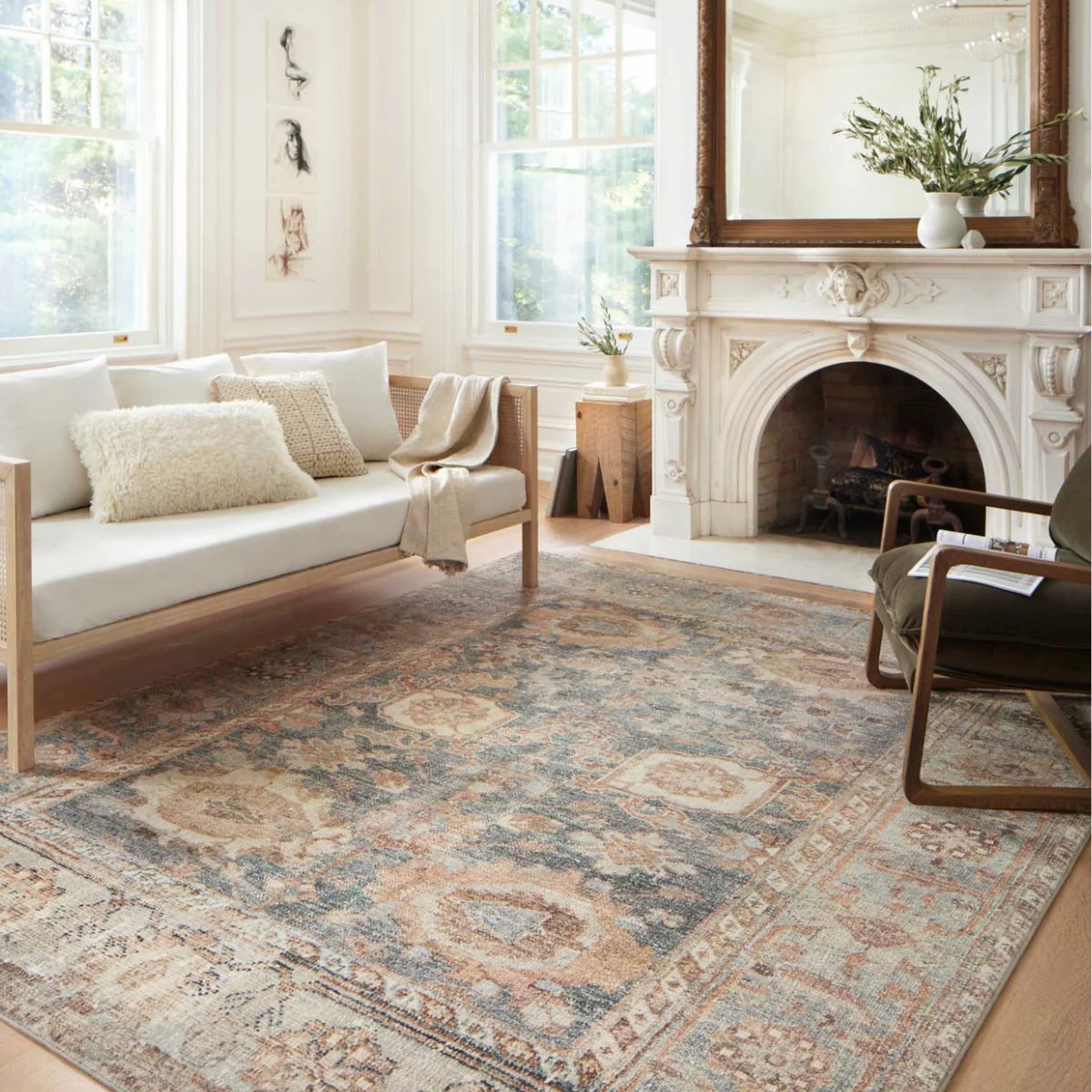 Loloi Margot Rug | Ocean/Spice