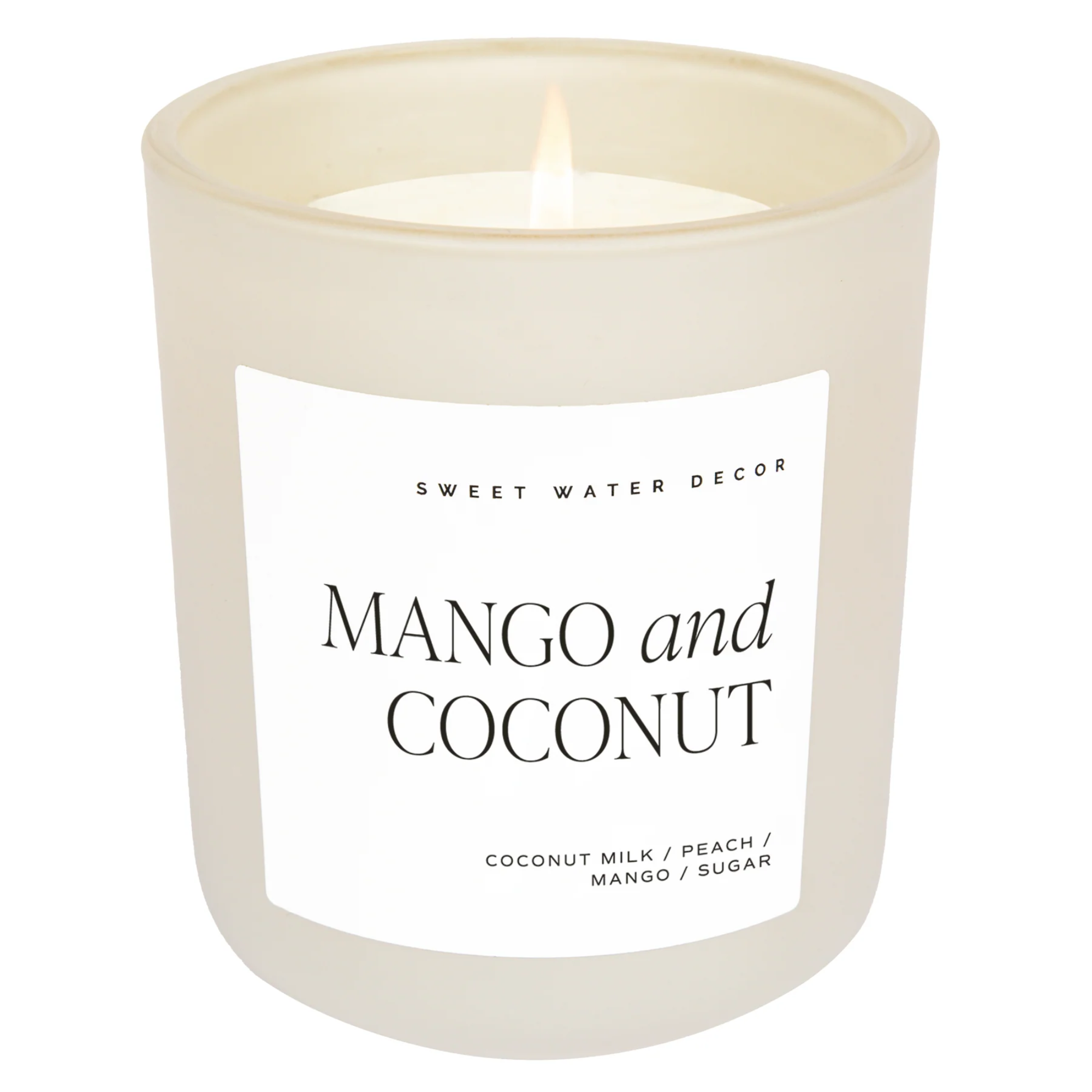 Mango + Coconut Matte Jar Candle